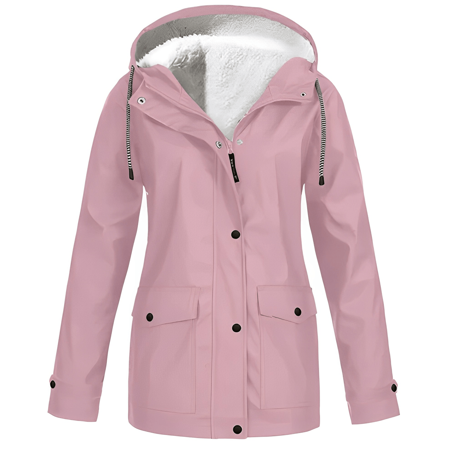 Regine Fleece-Lined Rain Jacket: Stylish Warmth