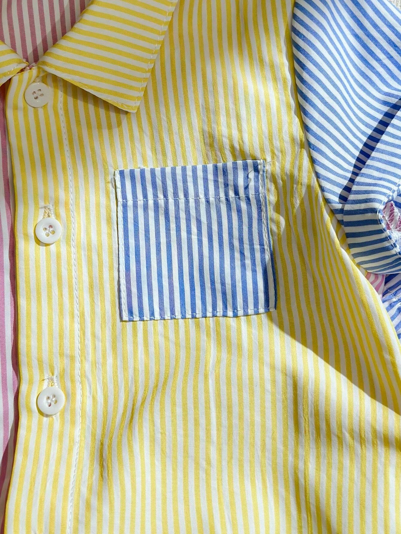 Adorable Baby Easter Outfit: Color Block Polo & Shorts Set