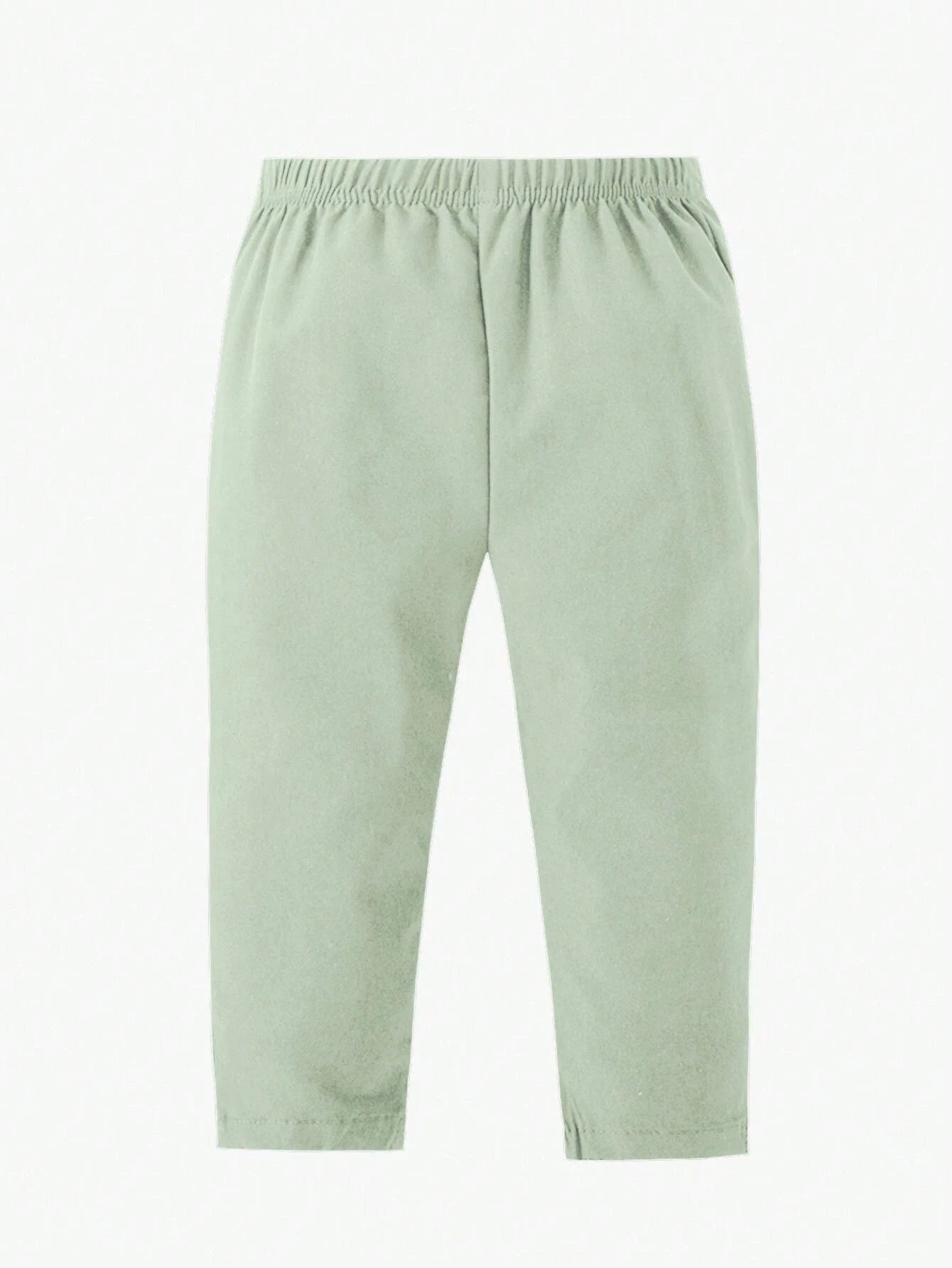 Charming St. Patrick's Day Outfit: 2pcs Suit with Vest & Pants for Boys