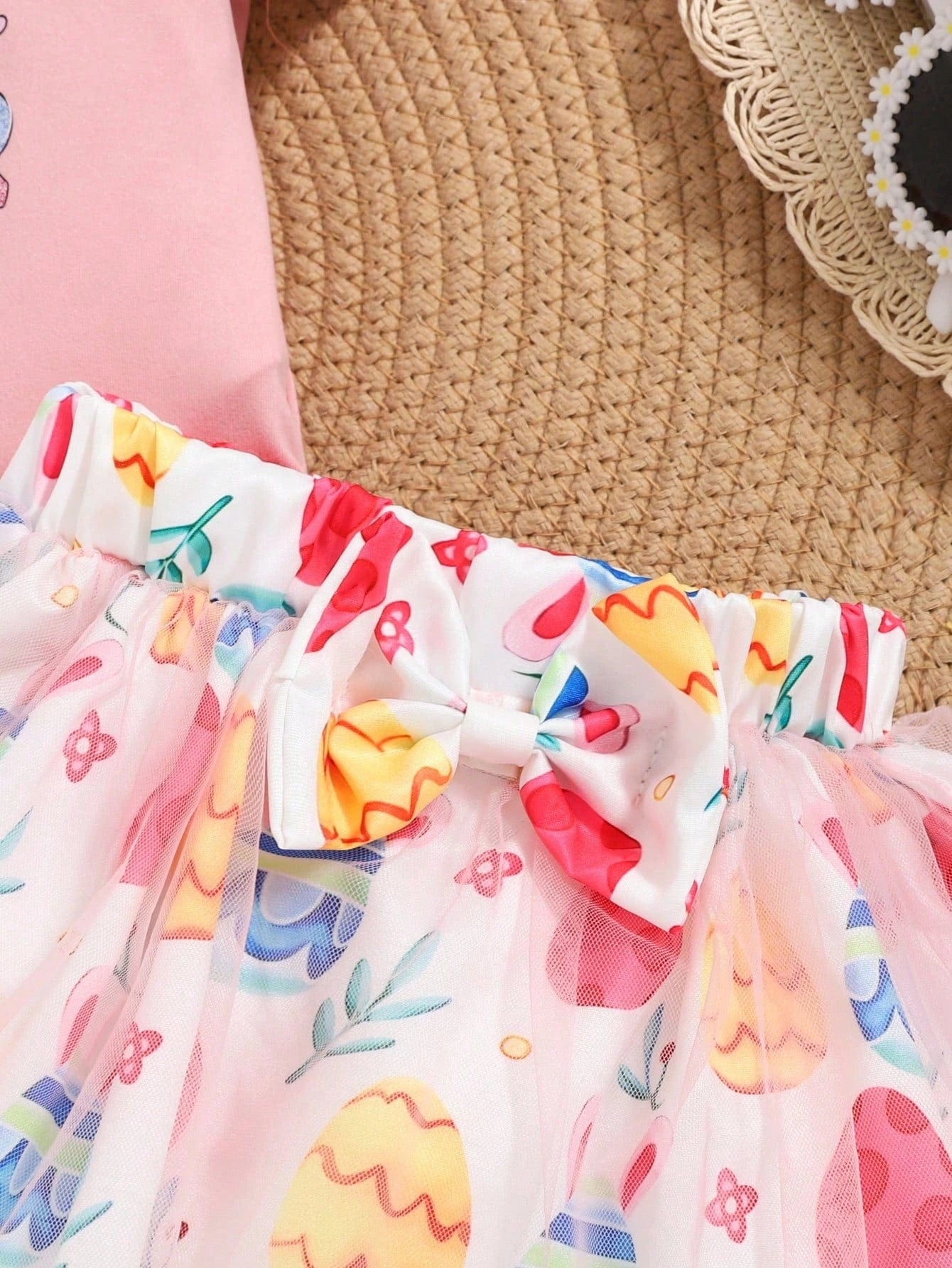 Charming Baby Easter Outfit: Bunny & Egg Romper