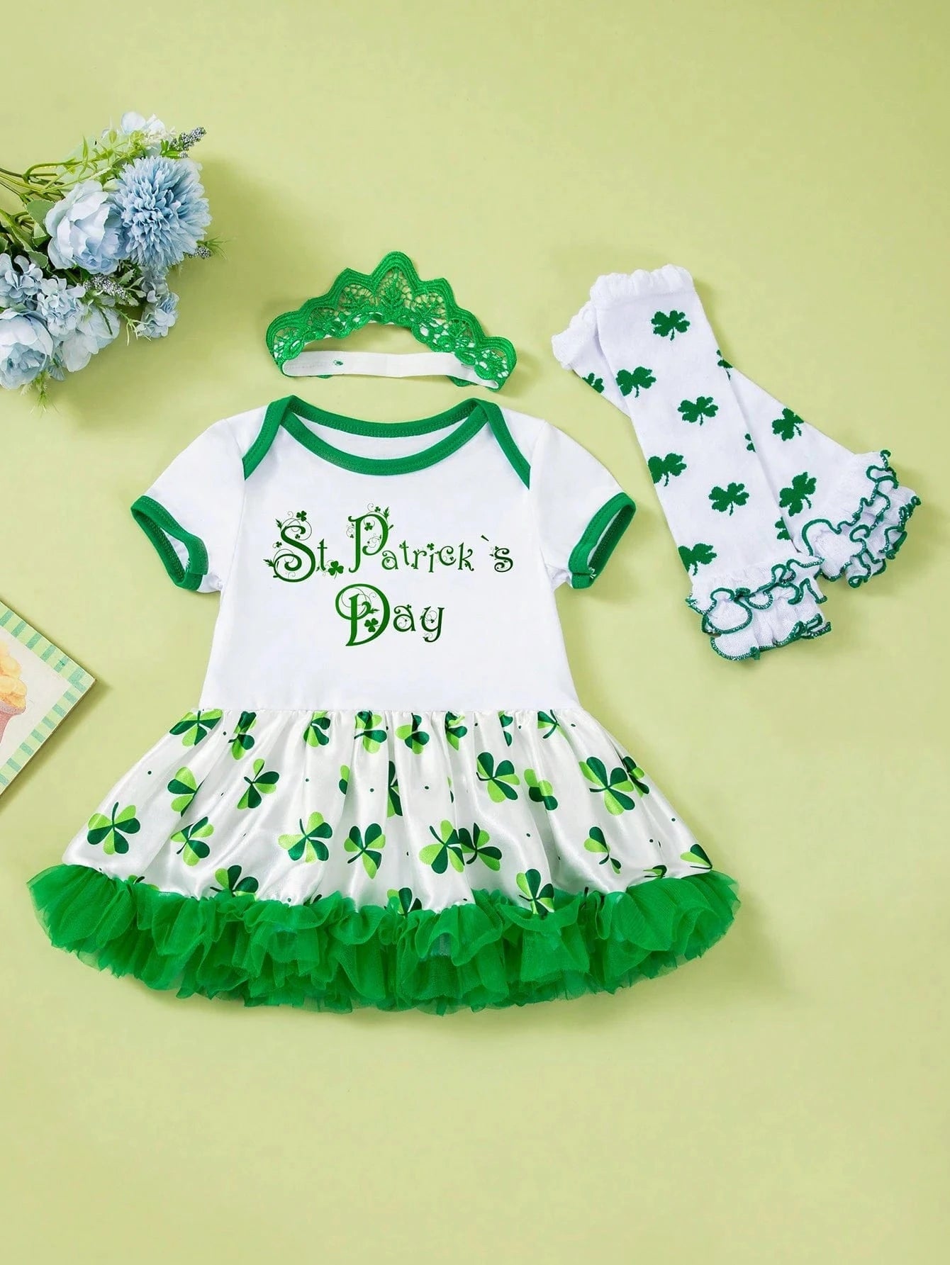 Adorable St. Patrick's Day Outfit Set for Baby Girls