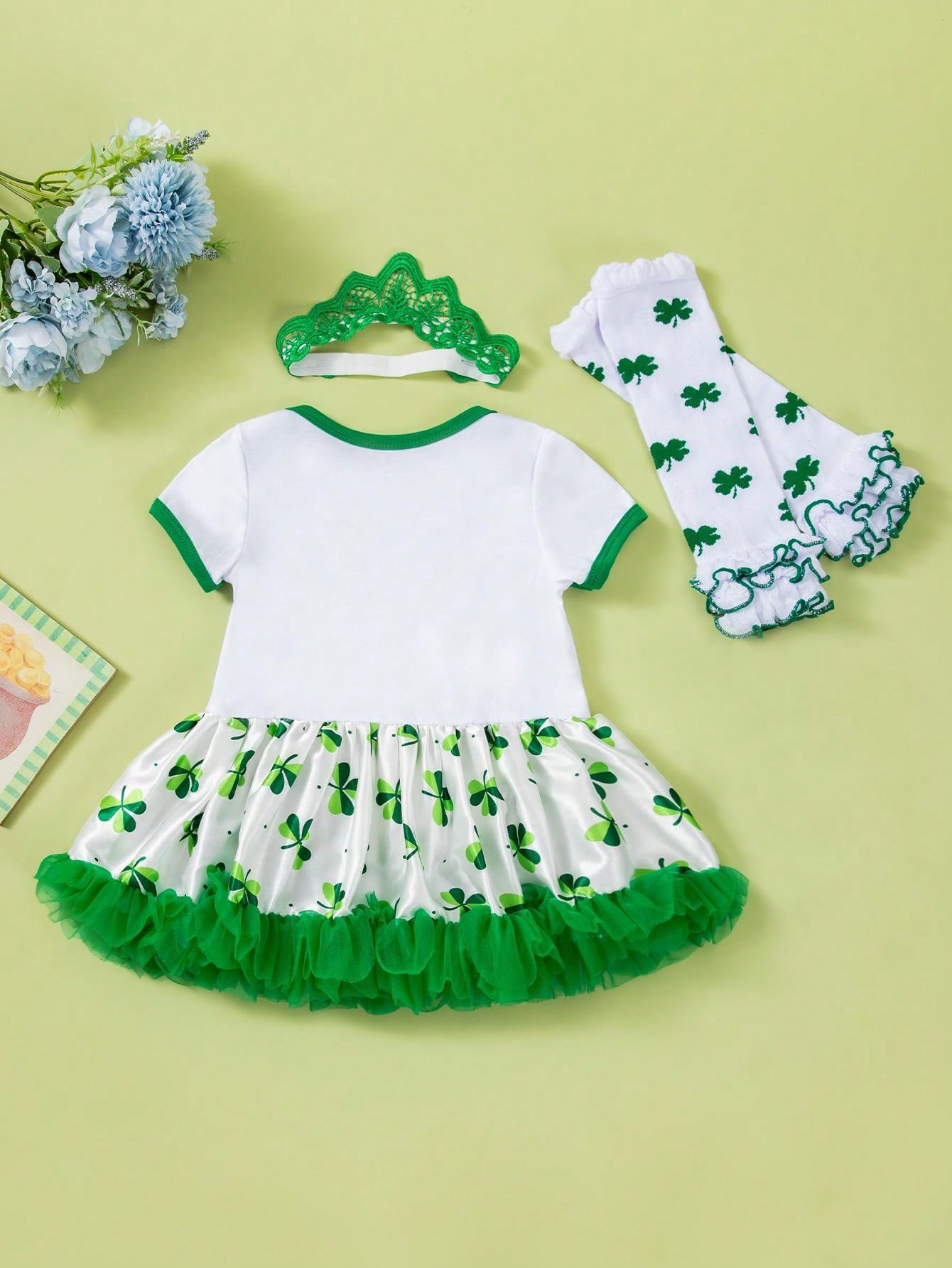 Adorable St. Patrick's Day Outfit Set for Baby Girls