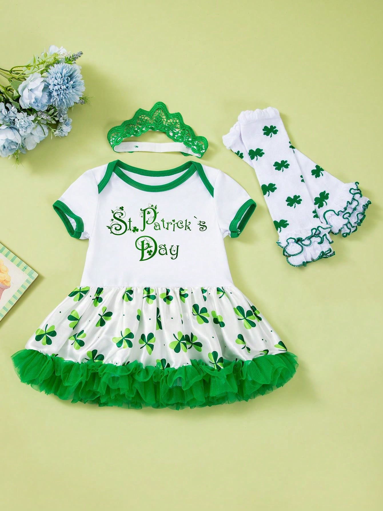 Adorable St. Patrick's Day Outfit Set for Baby Girls