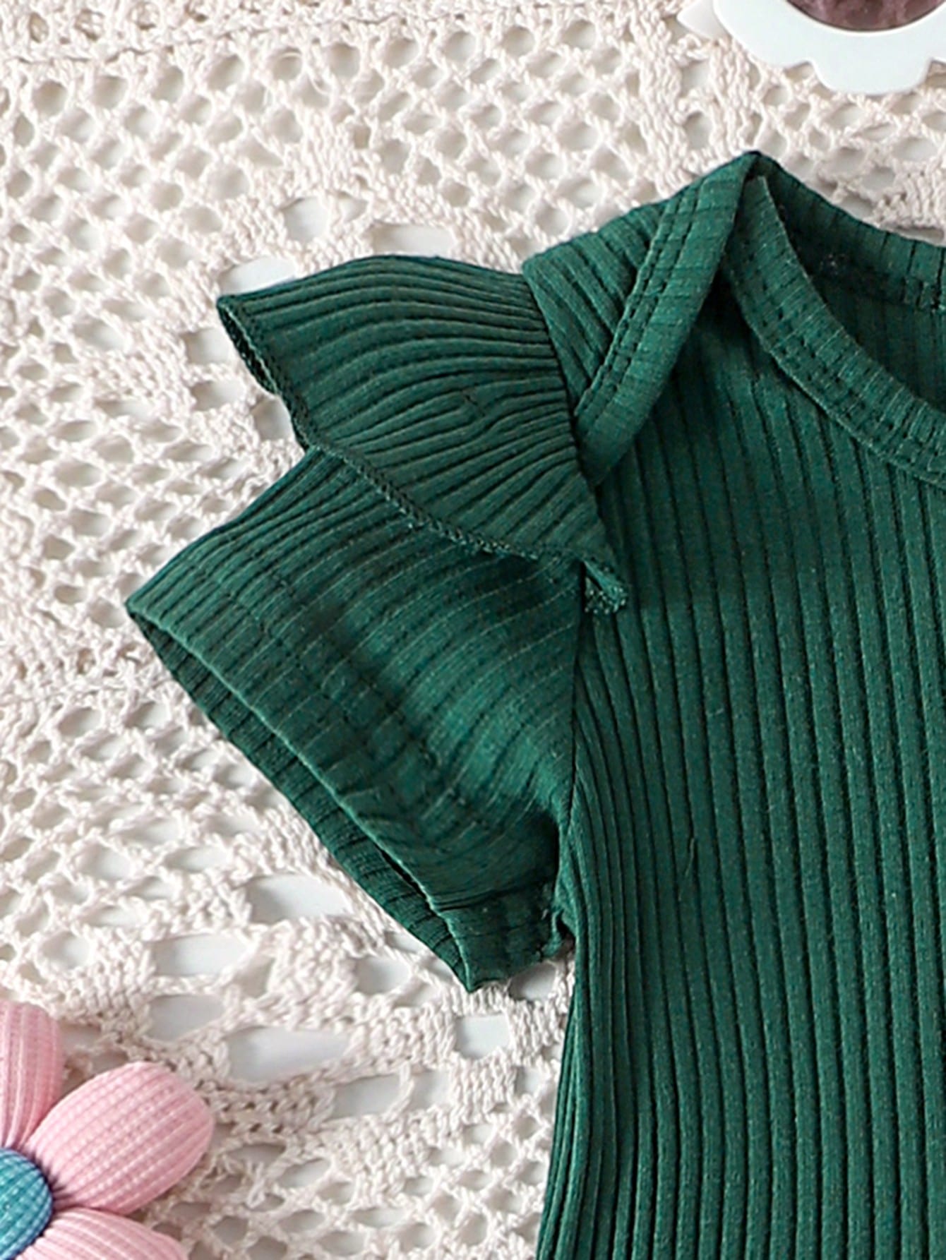 Adorable St. Patrick's Day Outfit for Baby Girls - Cute Romper & Bib Pants Set