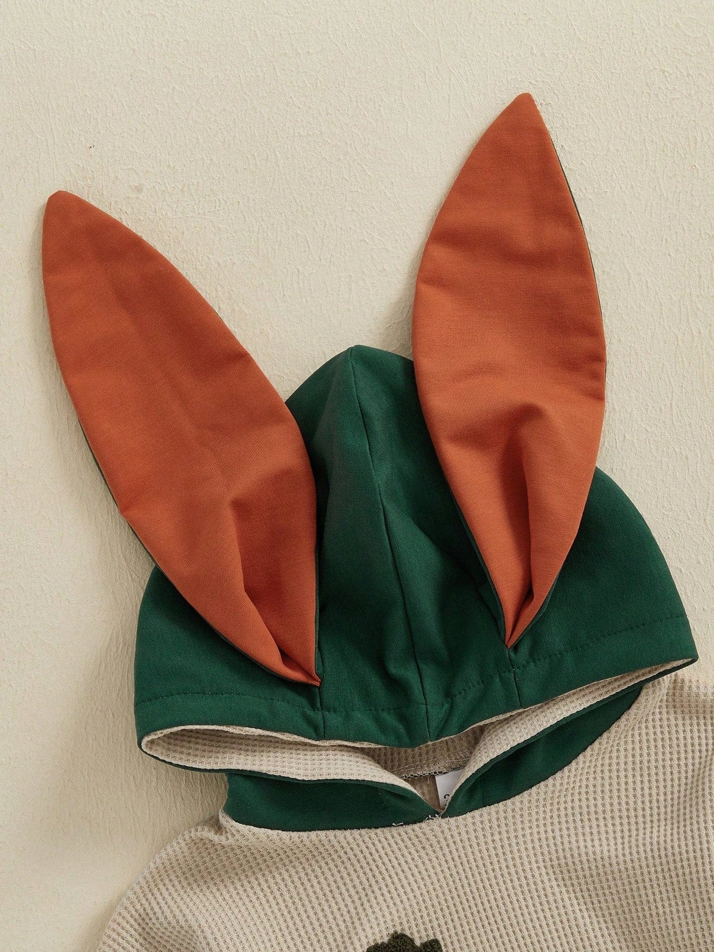 Adorable Baby Easter Outfit: Hooded Carrot Romper