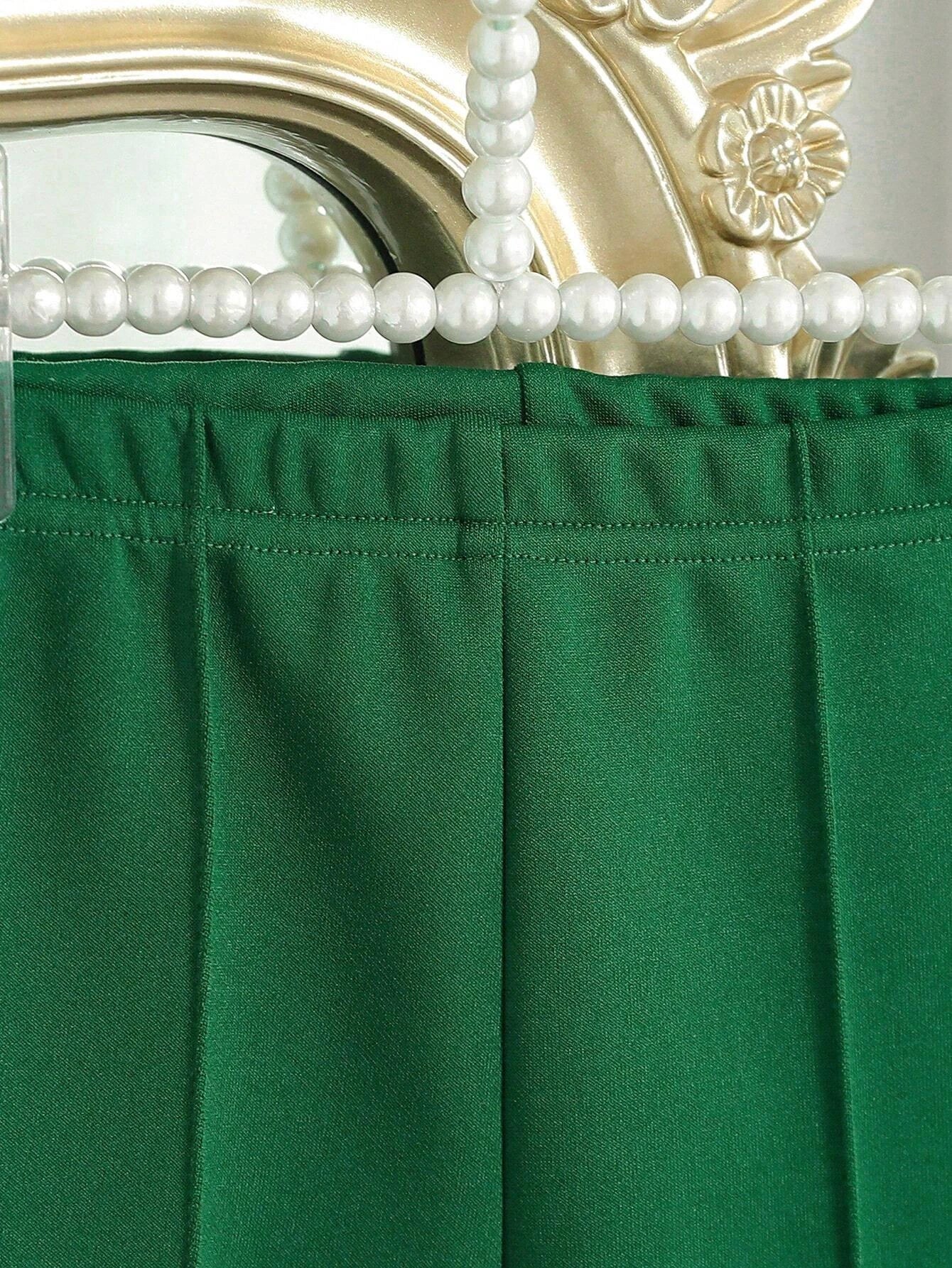 Chic St. Patrick's Day Outfit: Baby Girls' 3D Bow Slit Pants