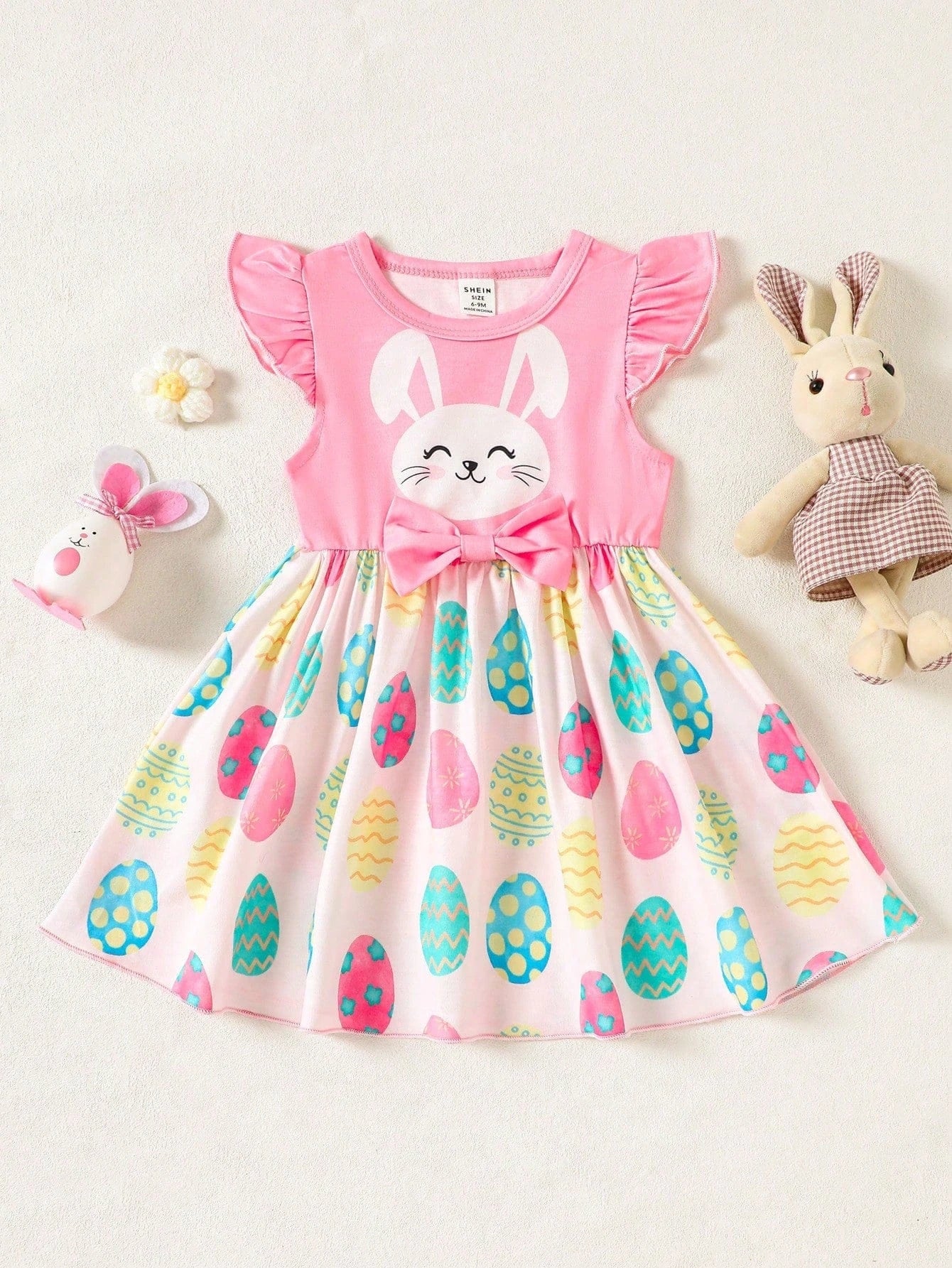 Adorable Baby Easter Outfit: Bunny & Egg Dress