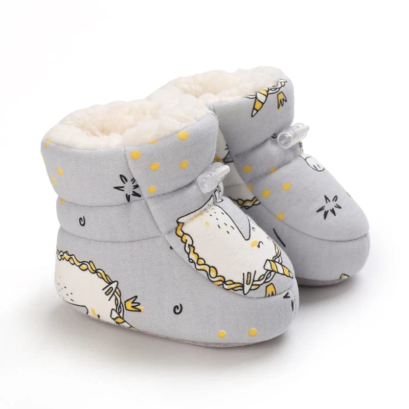 CUDDLETOES – Cozy Winter Booties for Babies with Anti-Slip Soft Sole