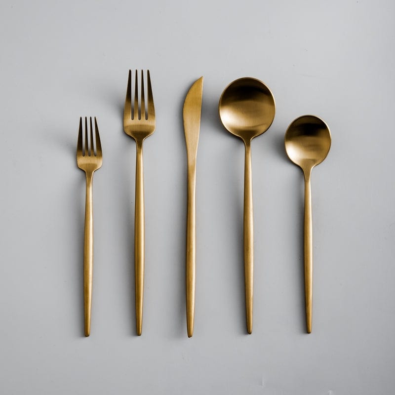 Elegant Minimalist 20-Piece Stainless Steel Cutlery Set