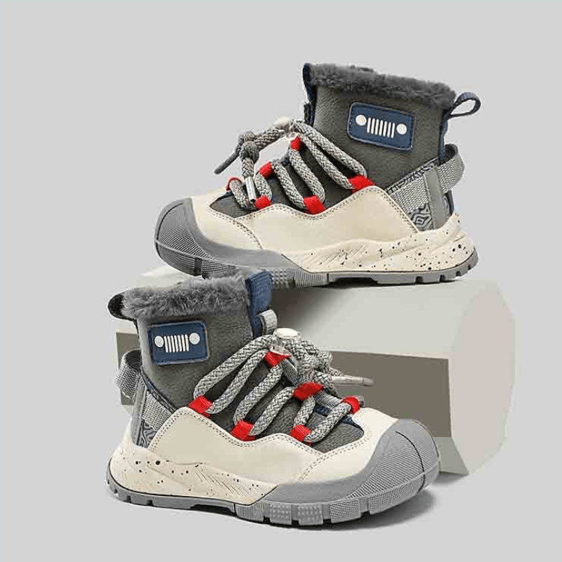 Kids Snow Boots with Waterproof Faux Fur
