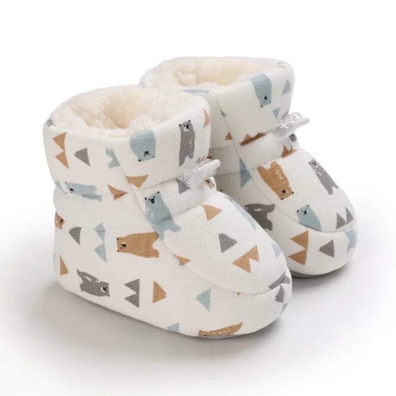 CUDDLETOES – Cozy Winter Booties for Babies with Anti-Slip Soft Sole