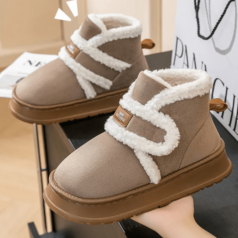 Snow Boots Women Plush Thick Soles