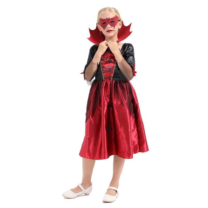 Vampire Costume Kids Halloween Queen