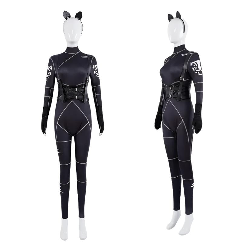 Wednesday Addams Costume Black Wednesday Addams Jumpsuit