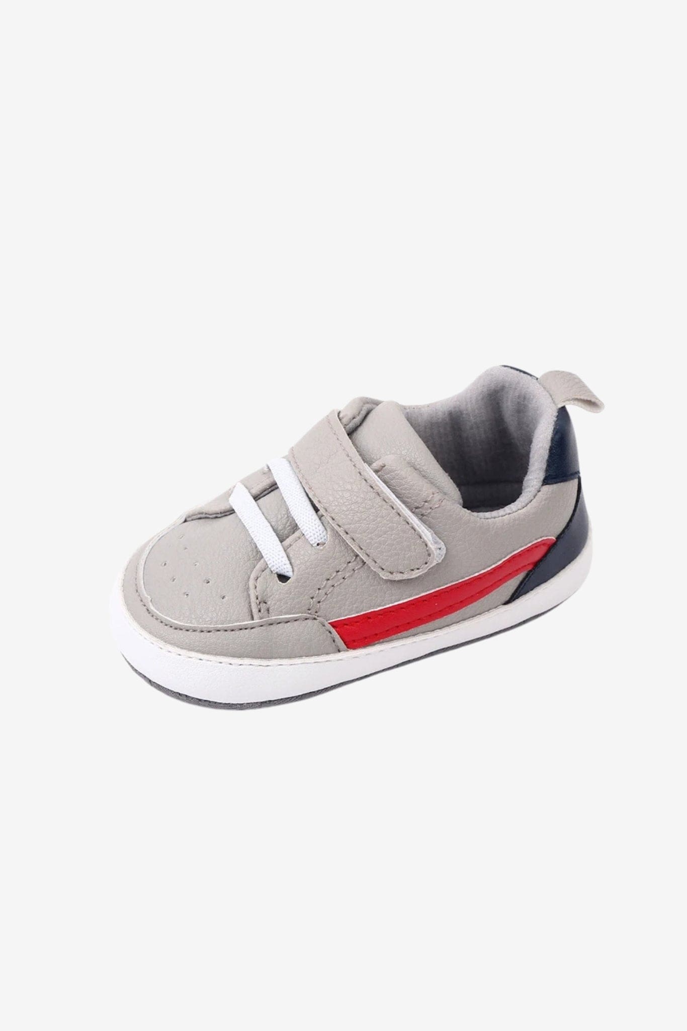Baby Pre-Walker Shoes – Soft Sole Faux Leather Sneakers