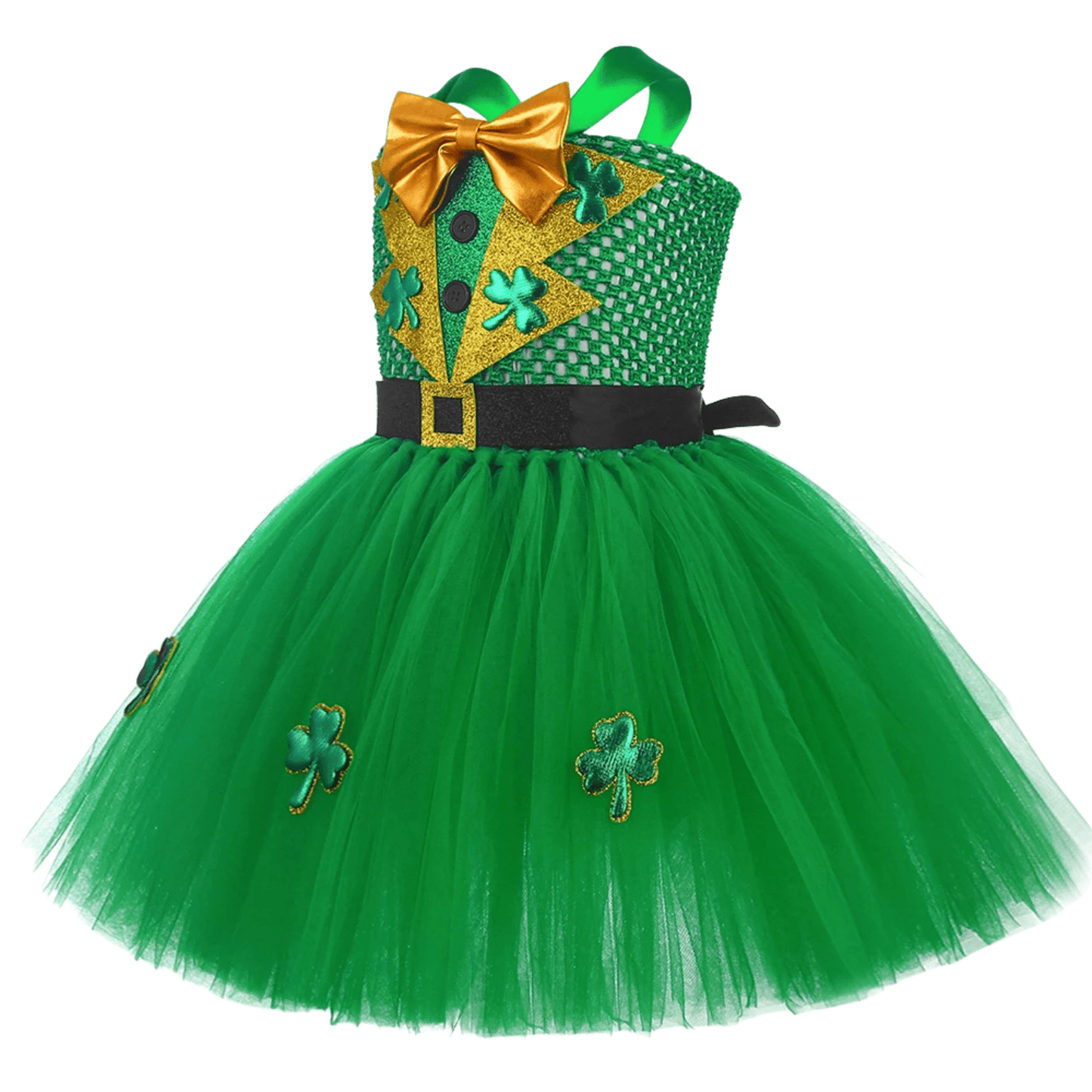 Leprechaun Costume - Girls' Tutu Dress with Headband