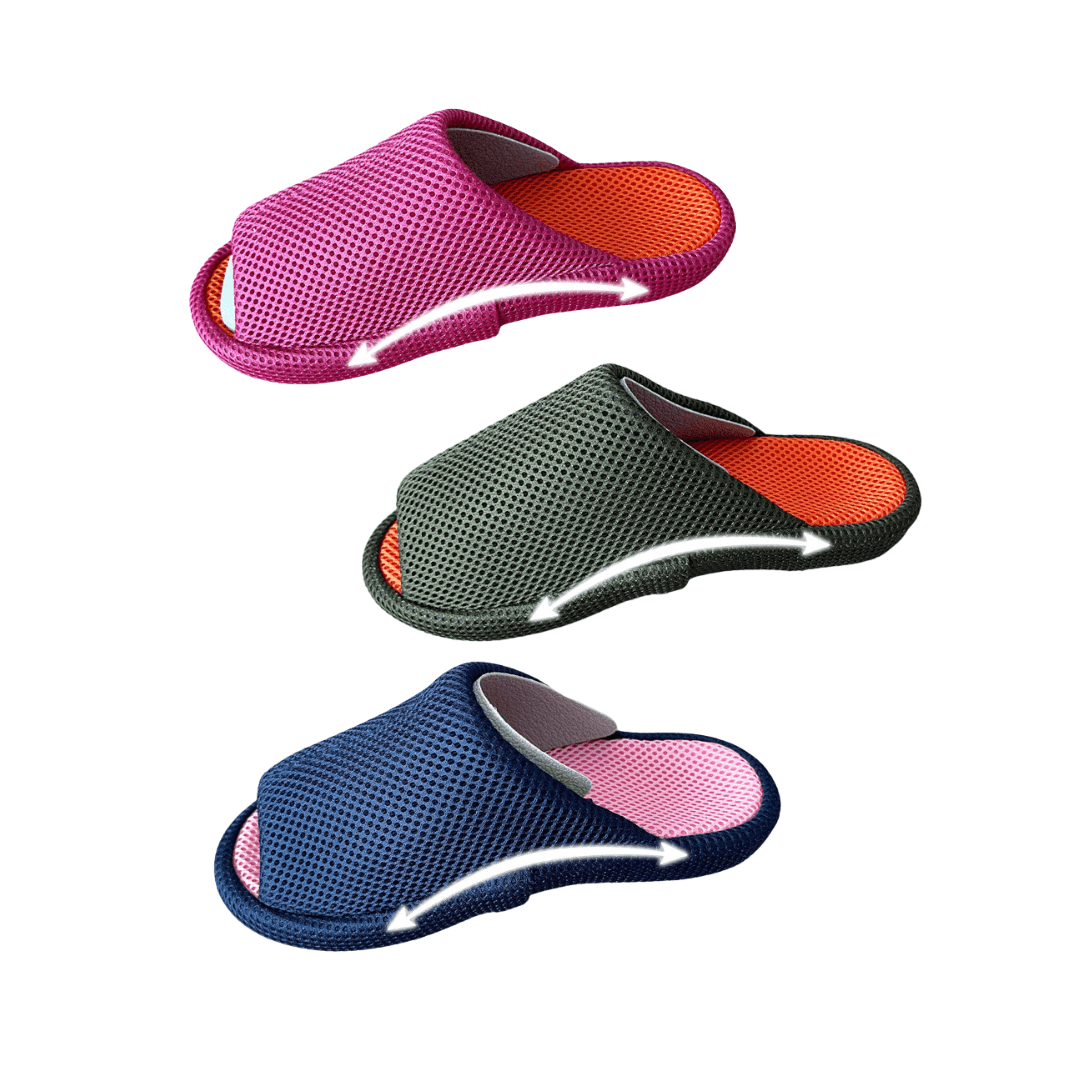 Slippers with 3D Arch Support for Indoor Comfort