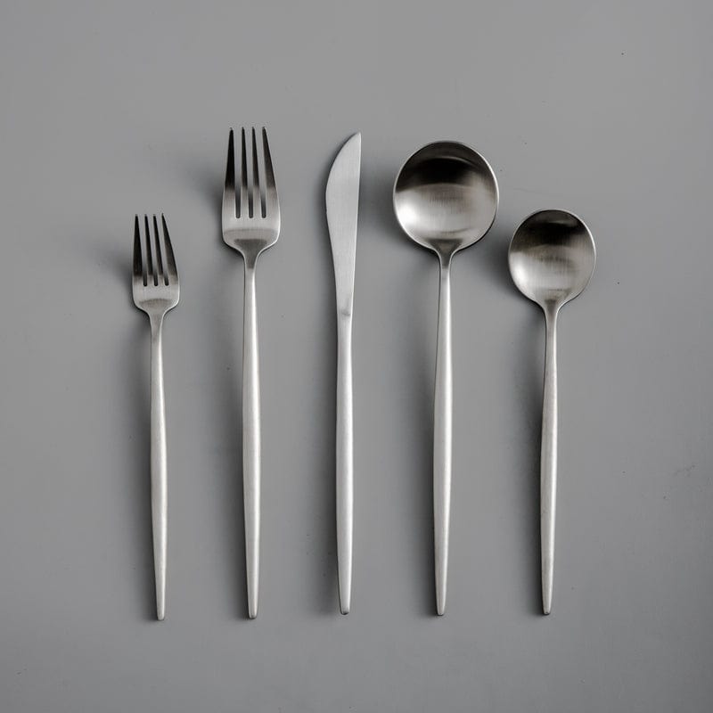 Elegant Minimalist 20-Piece Stainless Steel Cutlery Set