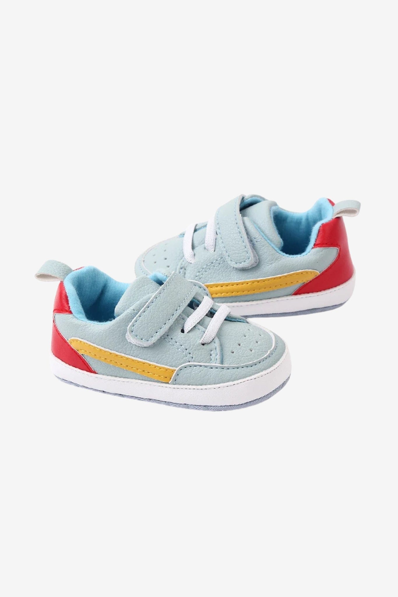 Baby Pre-Walker Shoes – Soft Sole Faux Leather Sneakers