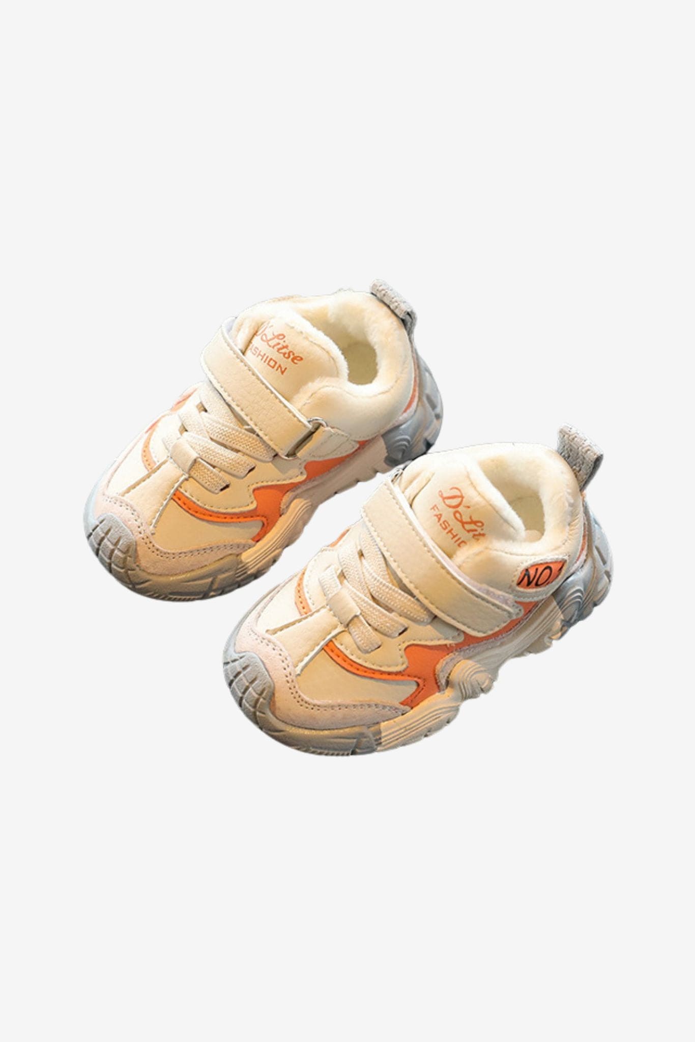 Fleece-Lined Toddler Sneakers – Non-Slip Warm Shoes