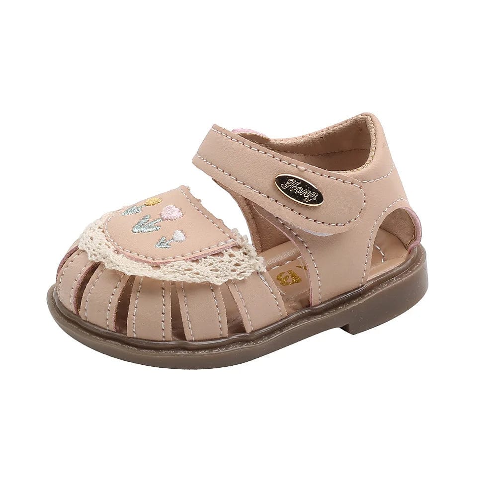 Floral Lace Toddler Sandals