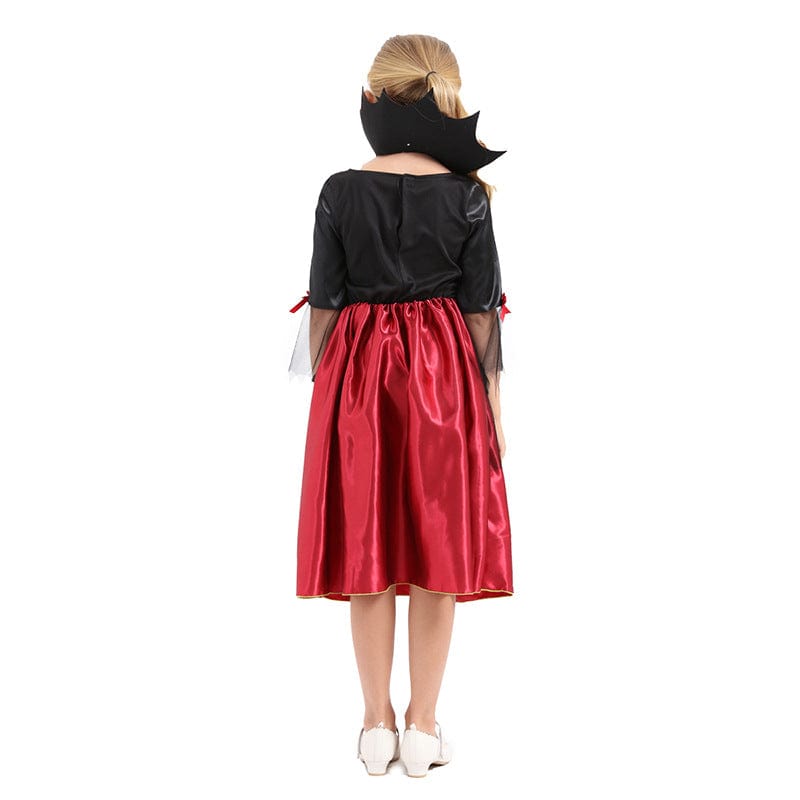 Vampire Costume Kids Halloween Queen