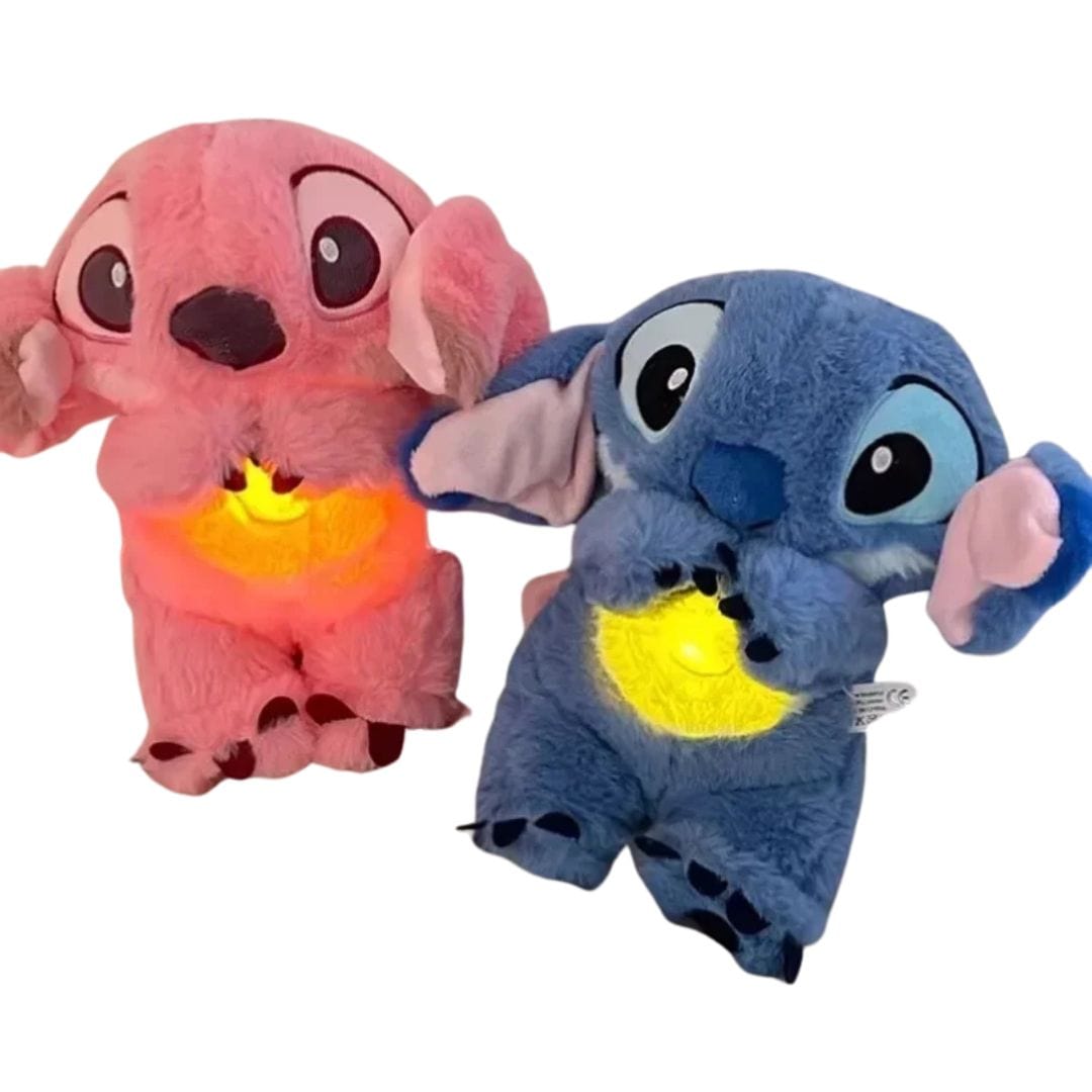 Stitch Plush Sleep Companion – Soothing Light & Sound