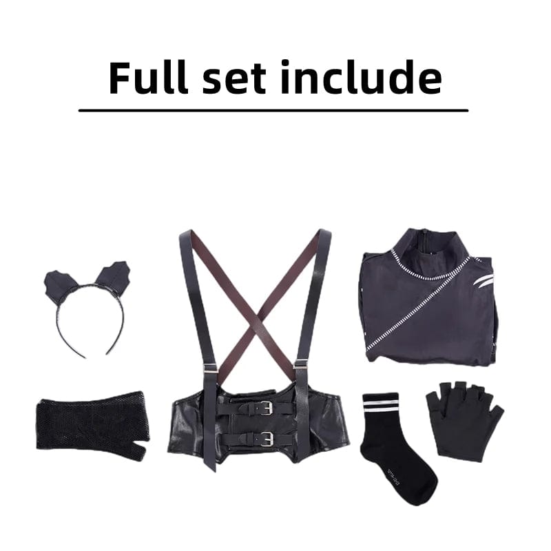 Wednesday Addams Costume Black Wednesday Addams Jumpsuit