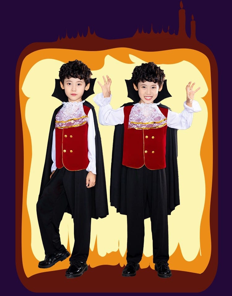 Vampire Costume Kids Boy Prince Alexander
