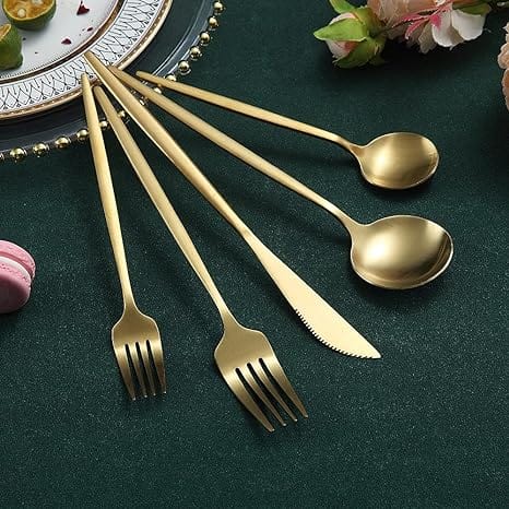 Elegant Minimalist 20-Piece Stainless Steel Cutlery Set