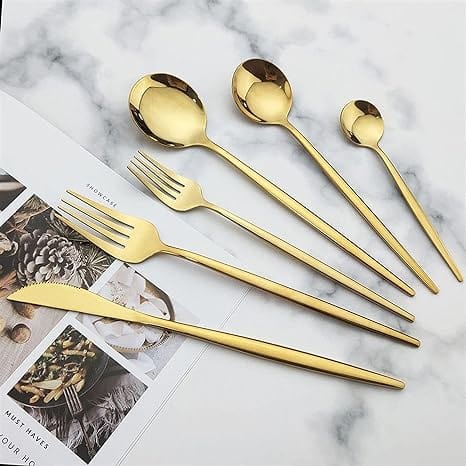 Elegant 36-Piece Minimalist Cutlery Set