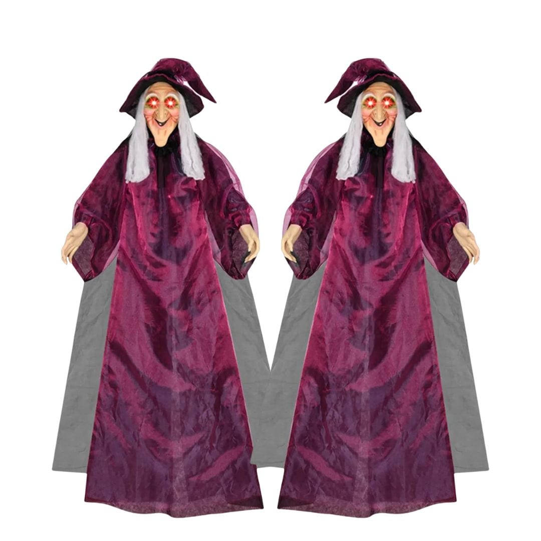 Halloween Decoration Voice-Controlled Hanging Witch