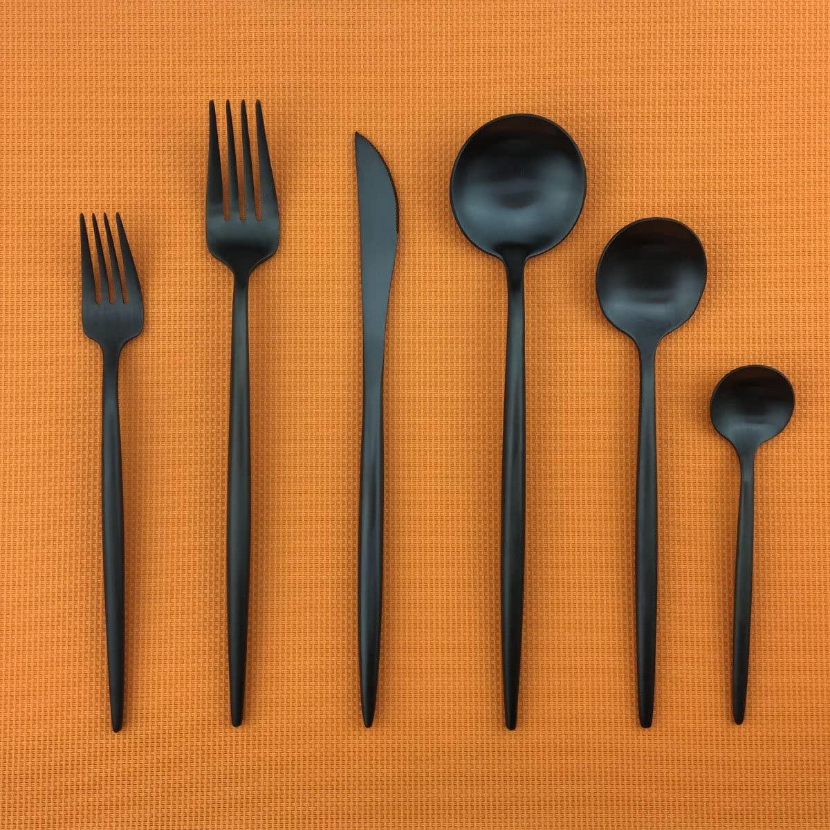 Elegant 36-Piece Minimalist Cutlery Set