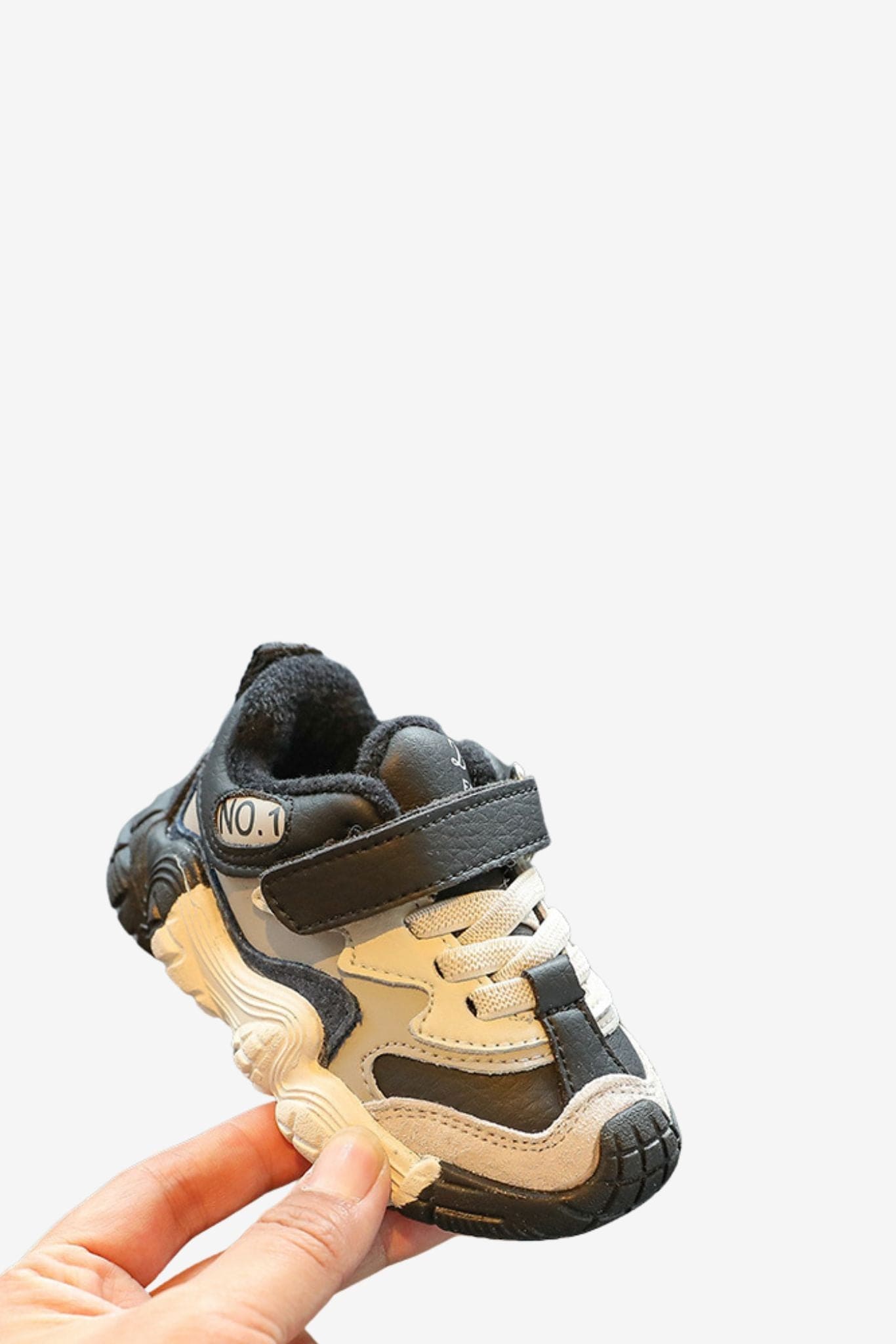Fleece-Lined Toddler Sneakers – Non-Slip Warm Shoes