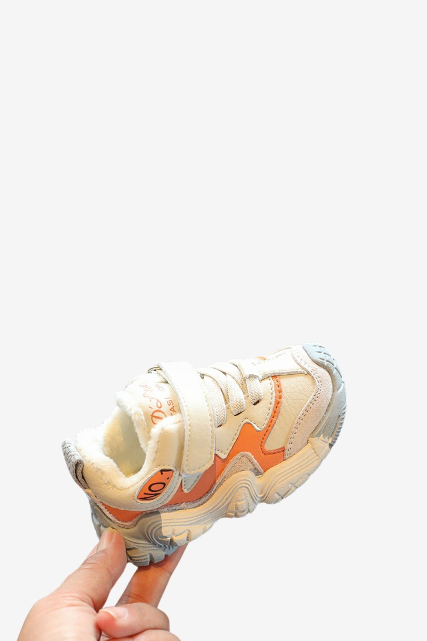 Fleece-Lined Toddler Sneakers – Non-Slip Warm Shoes