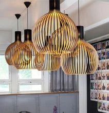 Artisan Crafted Wooden Pendant Light