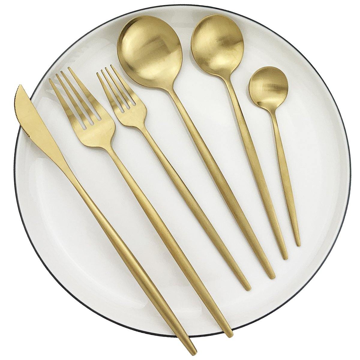 Elegant 36-Piece Minimalist Cutlery Set