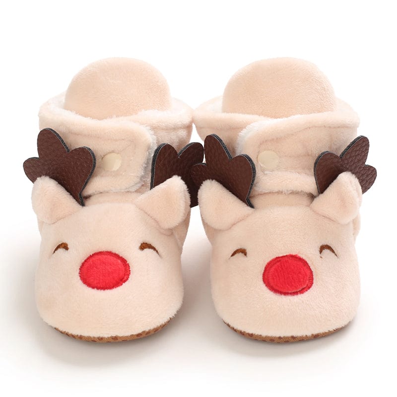 SNOWFLAKE CUDDLES – Cozy Christmas Slippers for Kids