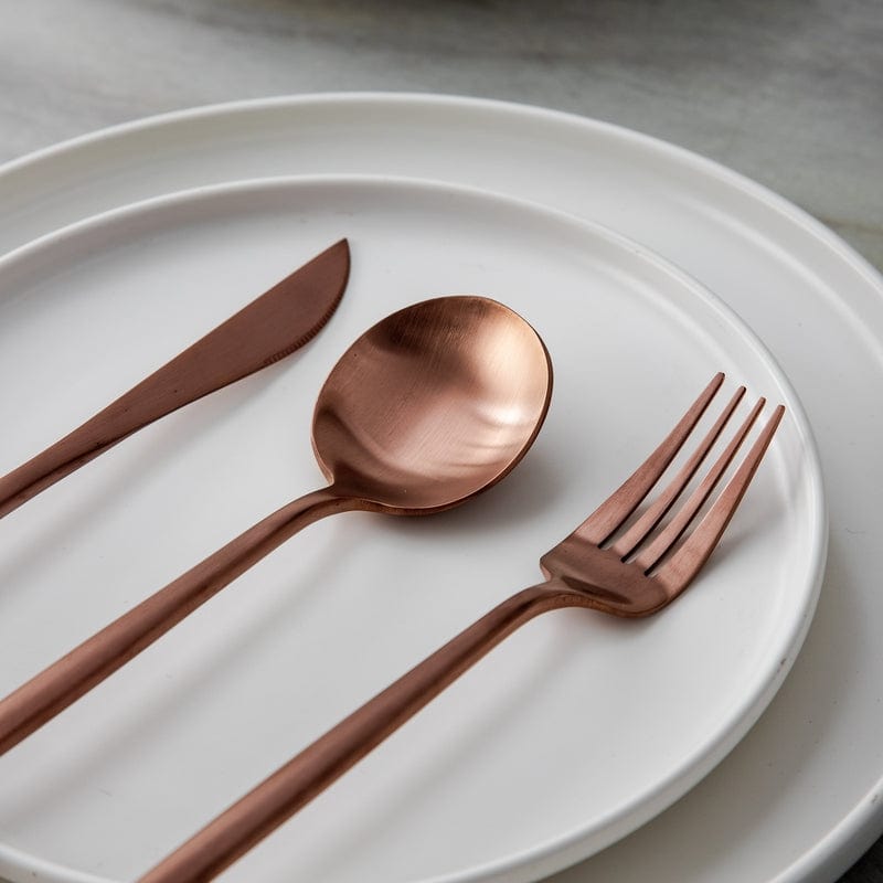 Elegant Minimalist 20-Piece Stainless Steel Cutlery Set