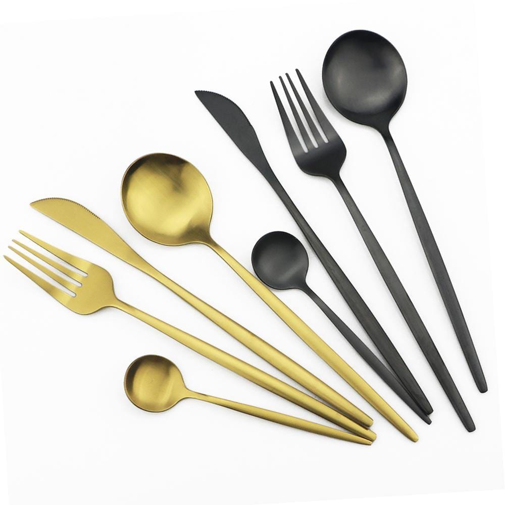 Elegant 36-Piece Minimalist Cutlery Set