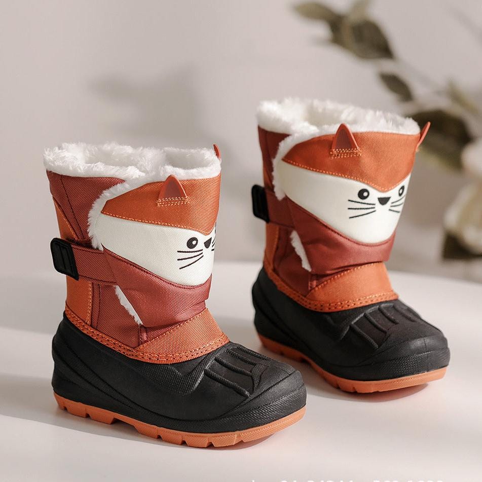 Toddler Winter Fleece Lined Snow Boots