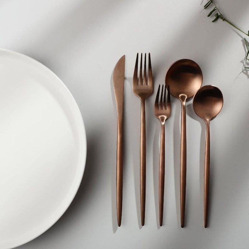 Elegant Minimalist 20-Piece Stainless Steel Cutlery Set