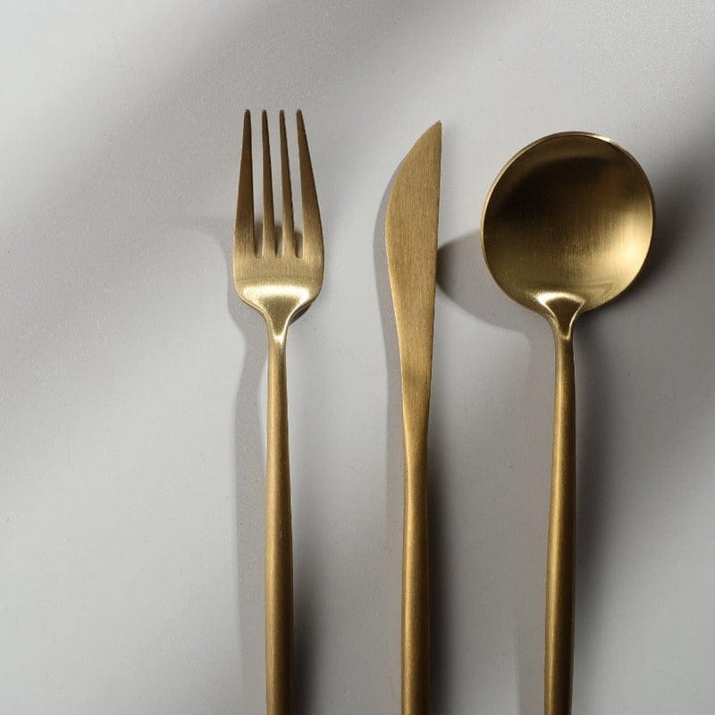 Elegant Minimalist 20-Piece Stainless Steel Cutlery Set
