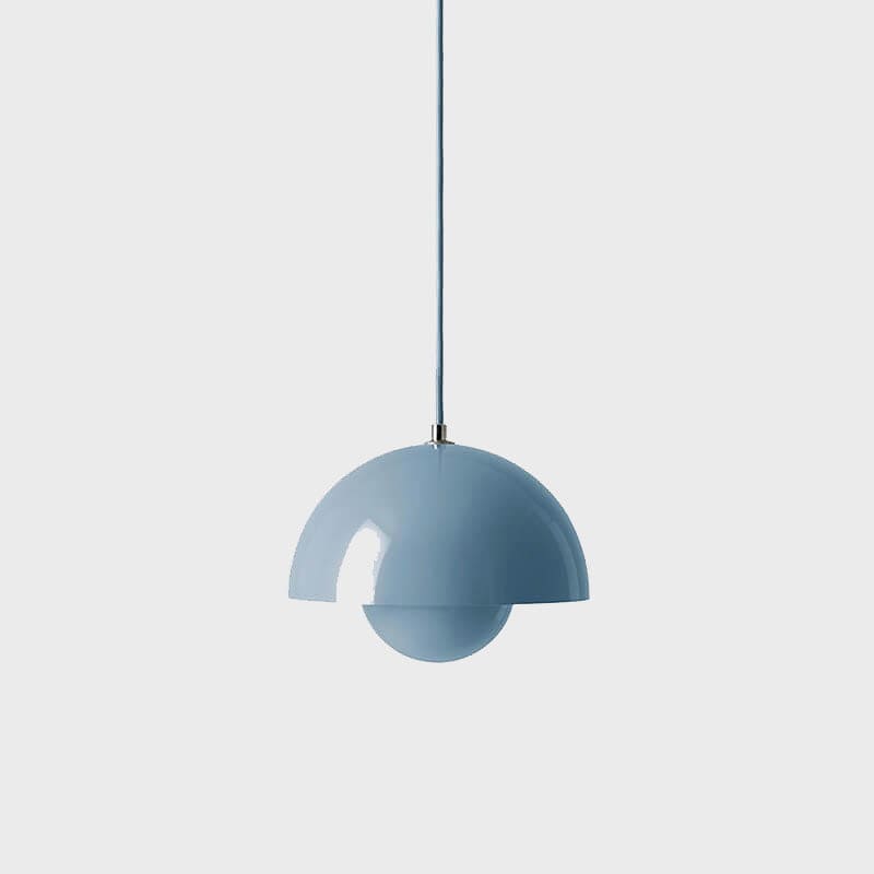 Nordic Macaron 1-Light Pendant Light - Elegant Semicircle Design