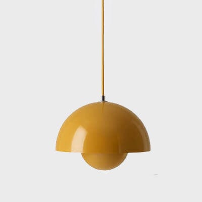 Nordic Macaron 1-Light Pendant Light - Elegant Semicircle Design