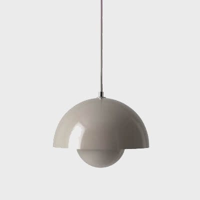 Nordic Macaron 1-Light Pendant Light - Elegant Semicircle Design