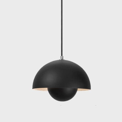 Nordic Macaron 1-Light Pendant Light - Elegant Semicircle Design