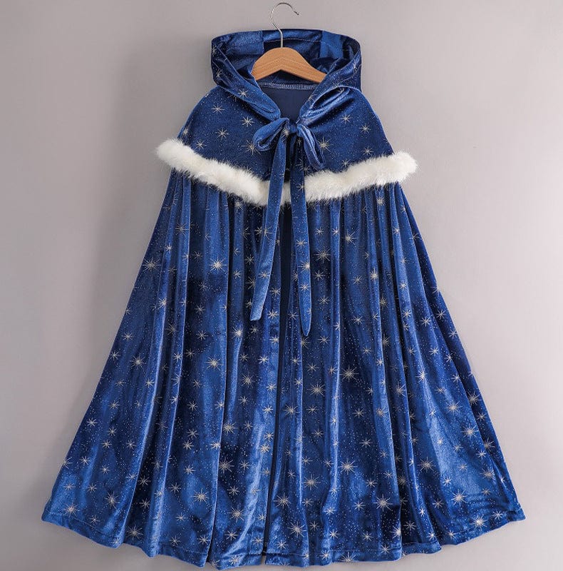 Royal Blue Elsa Winter Princess Dress