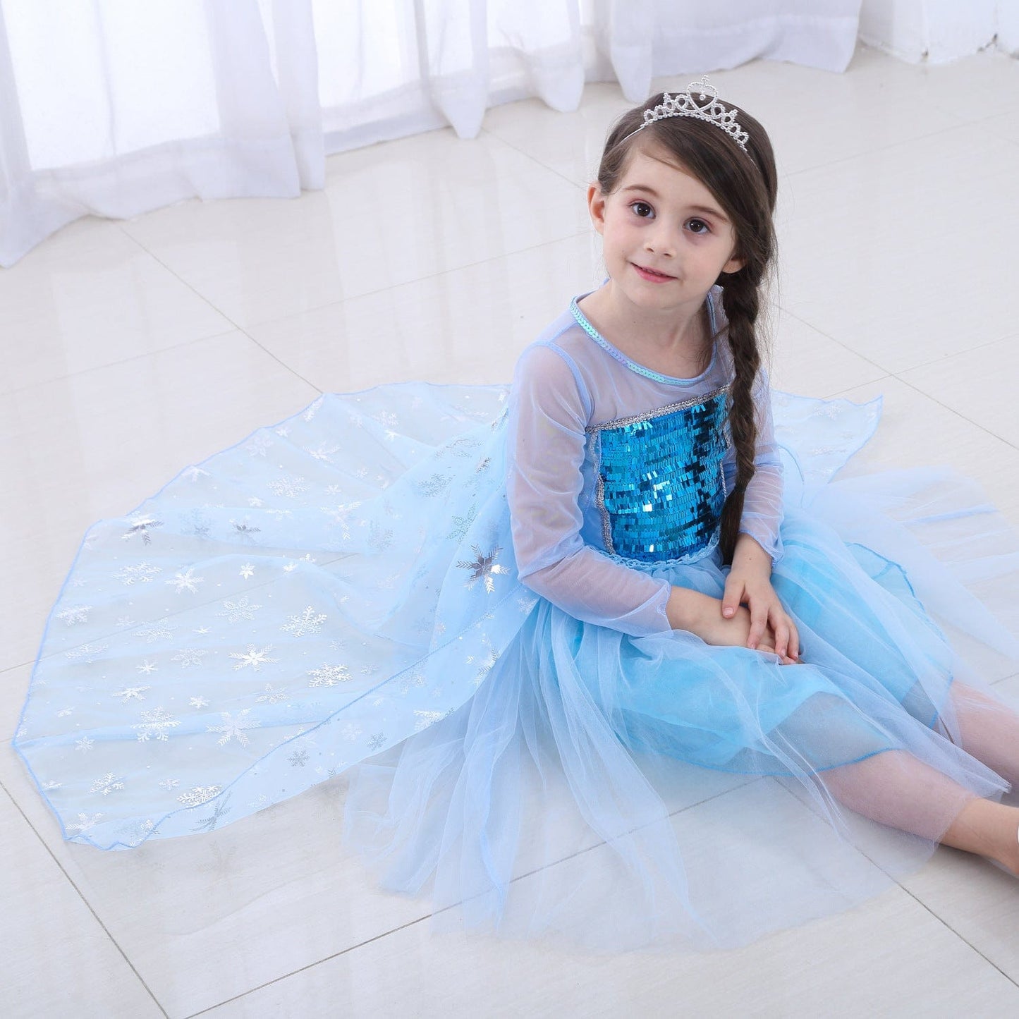 Frozen Elsa Ice Queen Dress