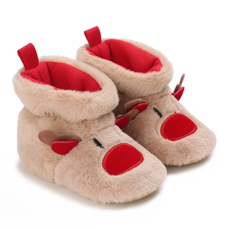 SNOWFLAKE CUDDLES – Cozy Christmas Slippers for Kids